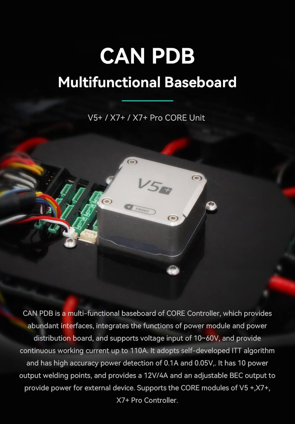 CAN PDB Controller Baseboard Brief