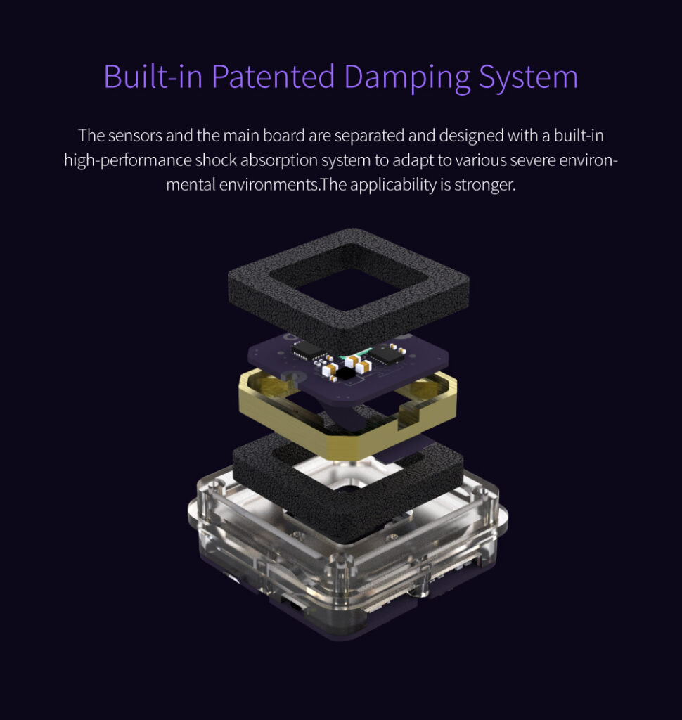 CUAV V5+ Controller Feature: Built-in Patented Damping System