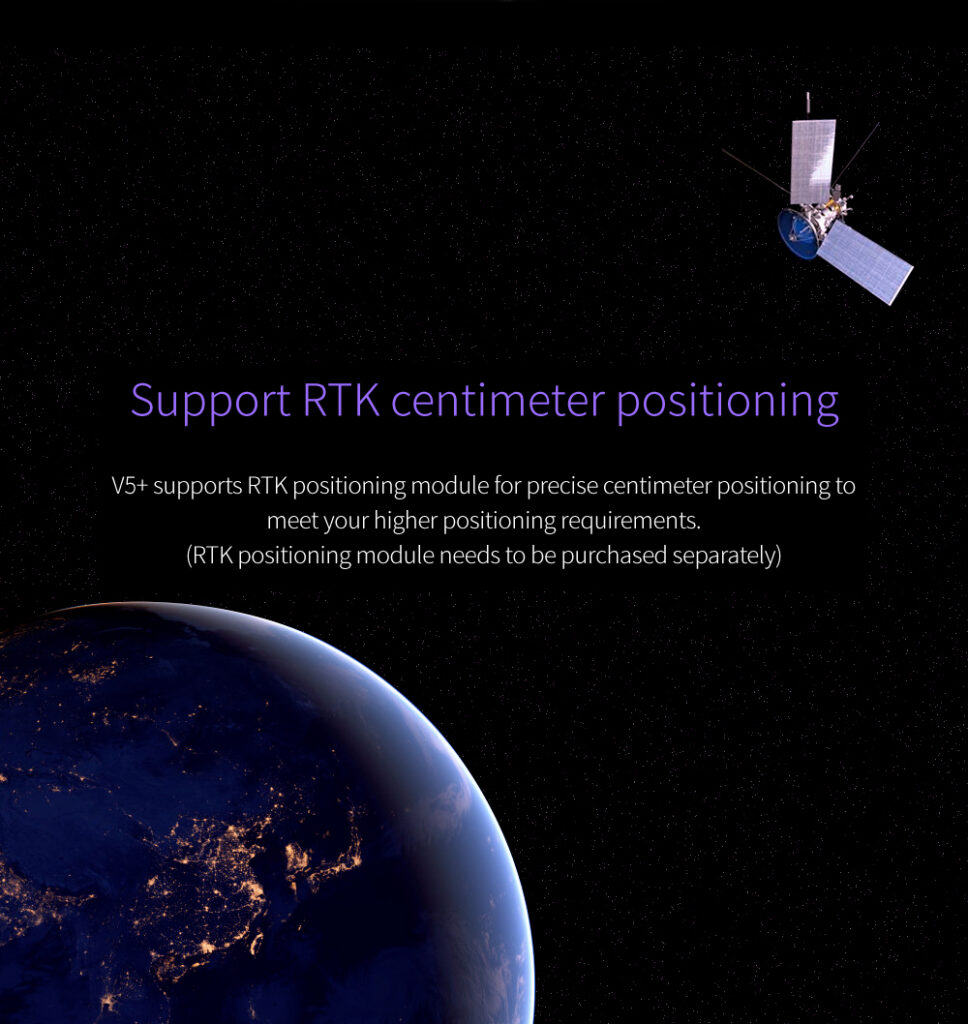 CUAV V5+ Controller Feature: Support RTK centimeter positioning