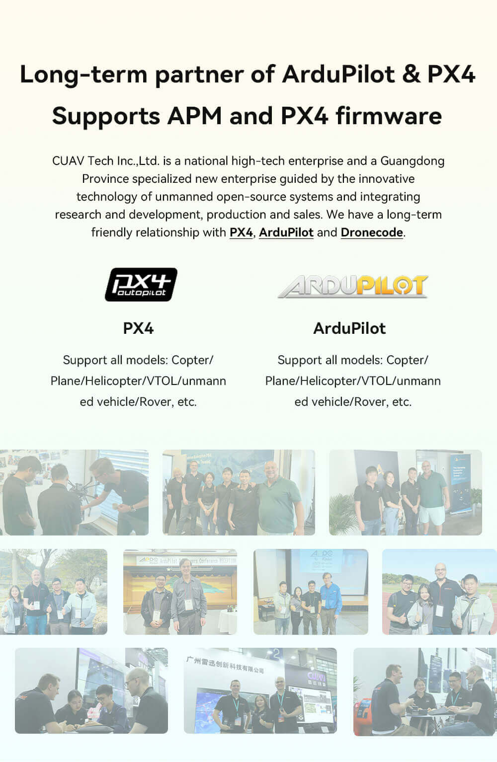 CUAV X7+ Pro Controller Feature: Long-term partner of ArduPilot & PX4 Supports APM and PX4 firmware