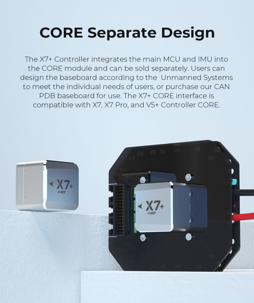 CUAV X7+ Pro Controller Feature: CORE Separate Design