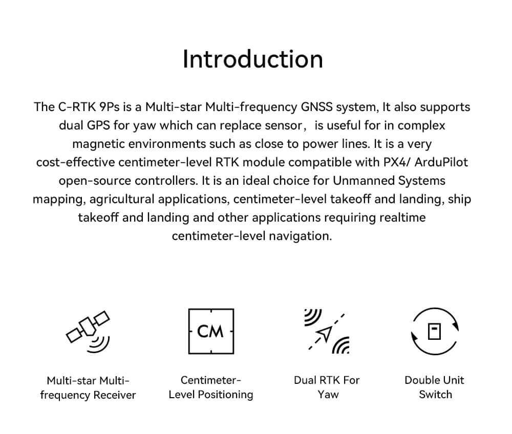 C-RTK 9Ps GNSS Module Product Deacription