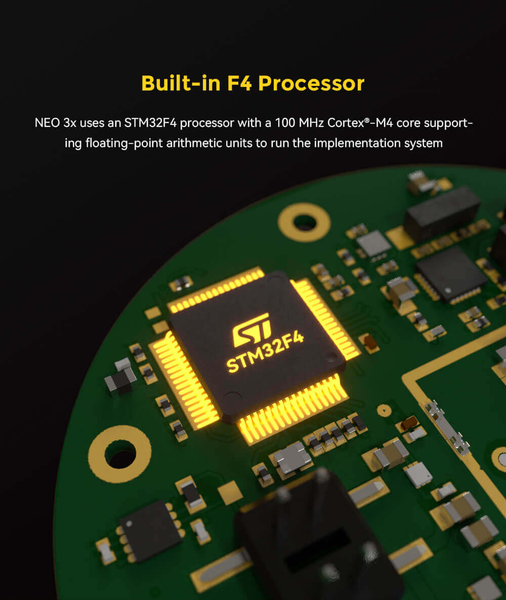 NEO 3X GNSS Module Feature: Built-in F4 Processor