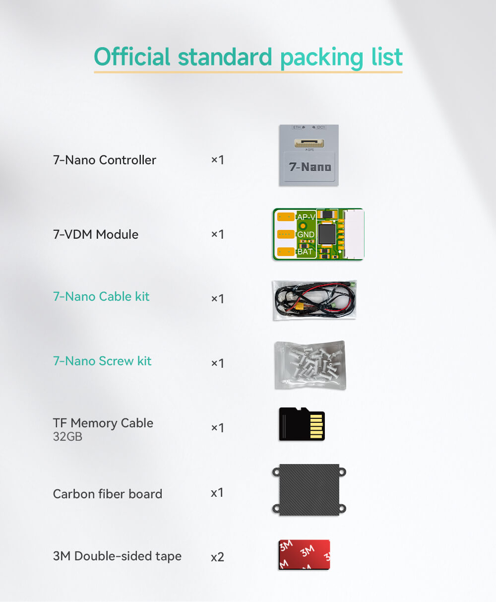 7-Nano Controller Accessories List