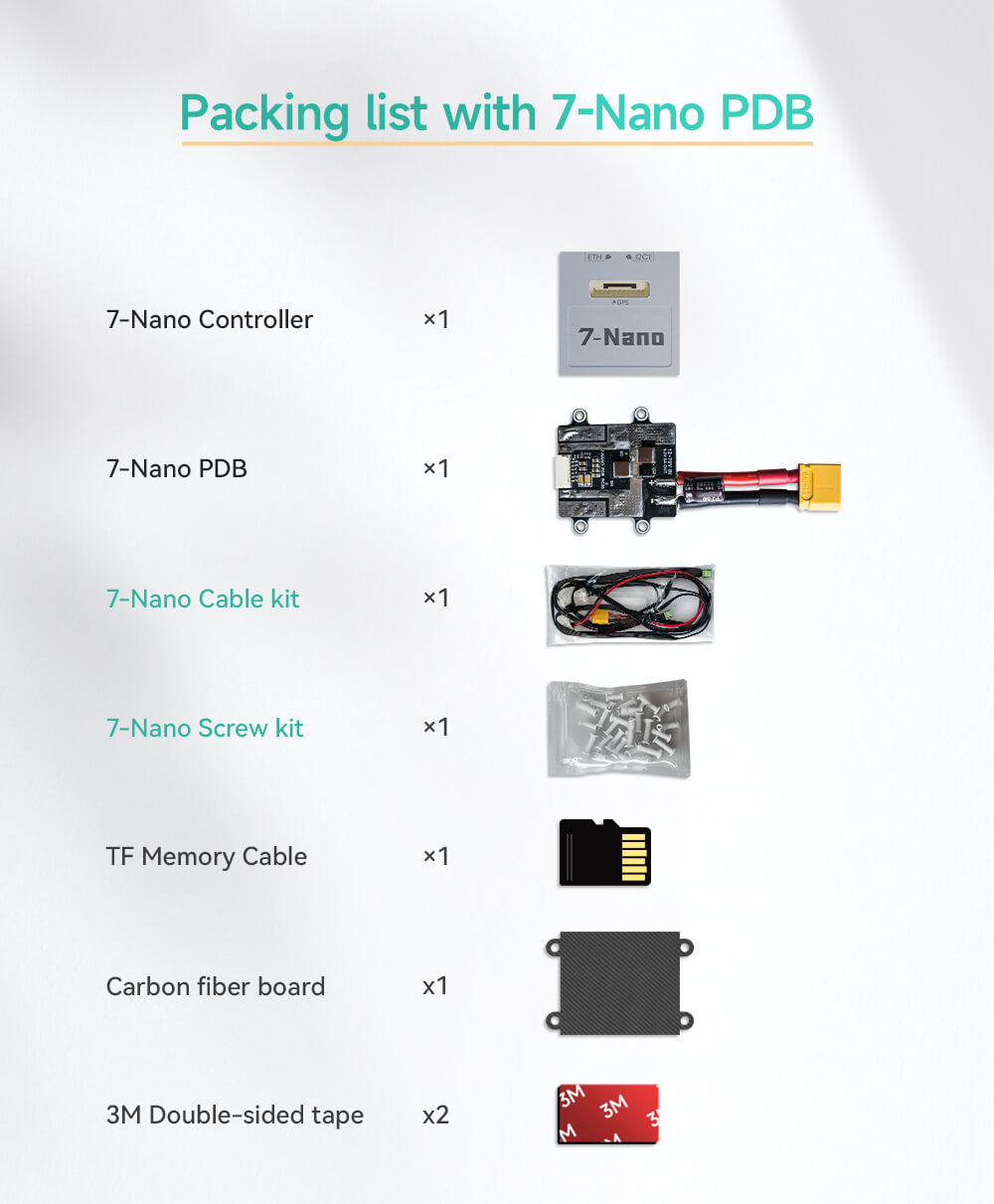 7-Nano Controller Accessories List