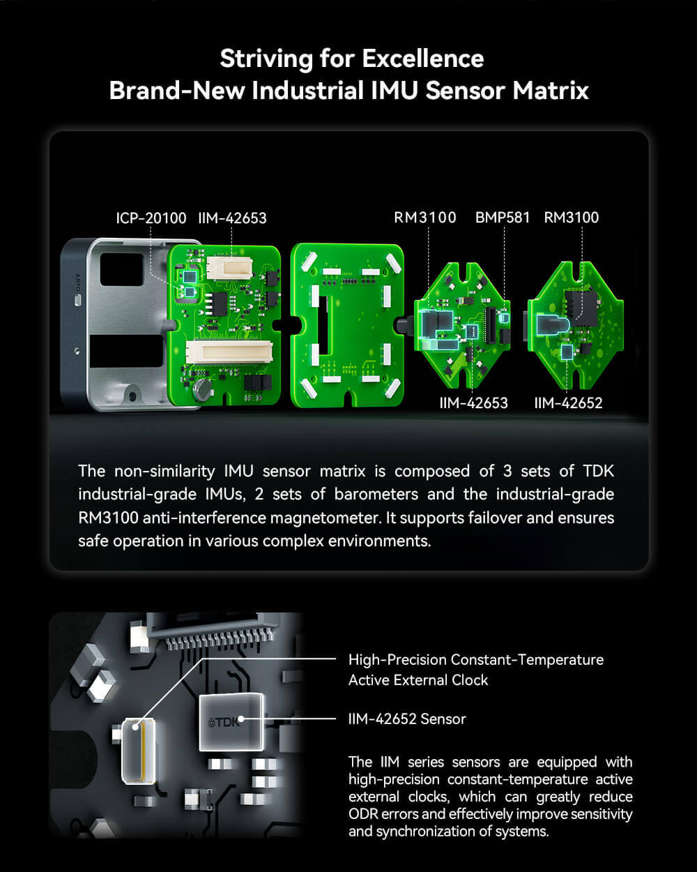 CUAV X25 EVO Controller Feature: Striving for Excellence | Brand-New Industrial IMU Sensor Matrix