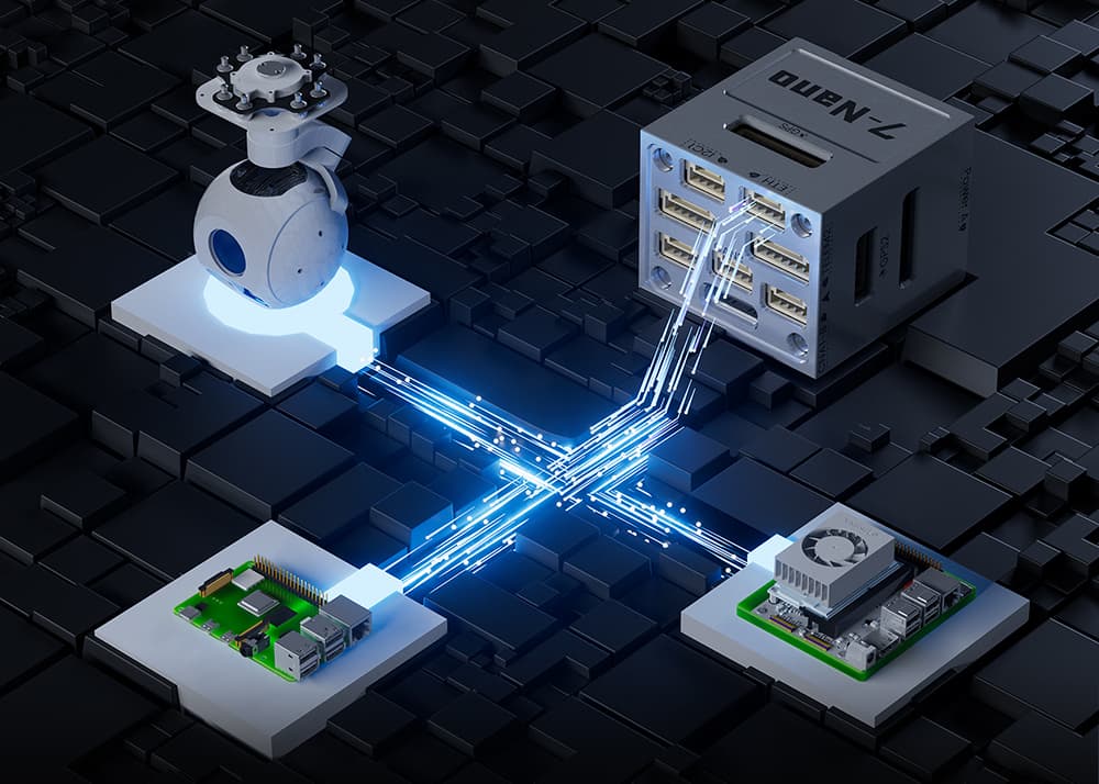 7-Nano Controller Feature: 100M Ethernet interface to empower AI