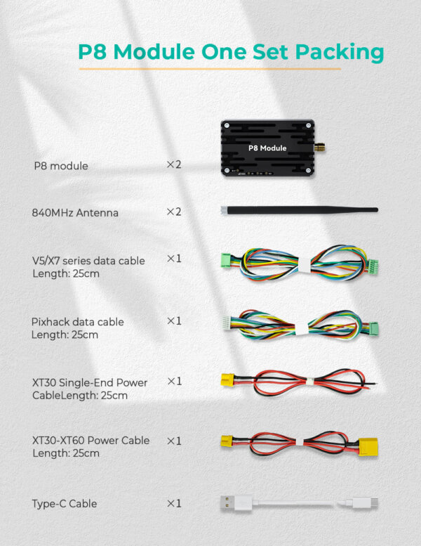 CUAV Multi-Copter Package | X7+ Controller NEO 3 GPS P8 Telemetry One Set - Image 5