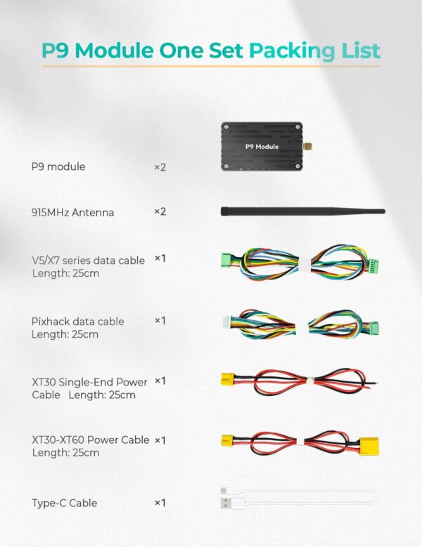 CUAV RTK One-to-Multiple Package A | Nora+ Controller C-RTK 9Ps P9 Telemetry - Image 7