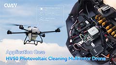 50L photovoltaic cleaning drone