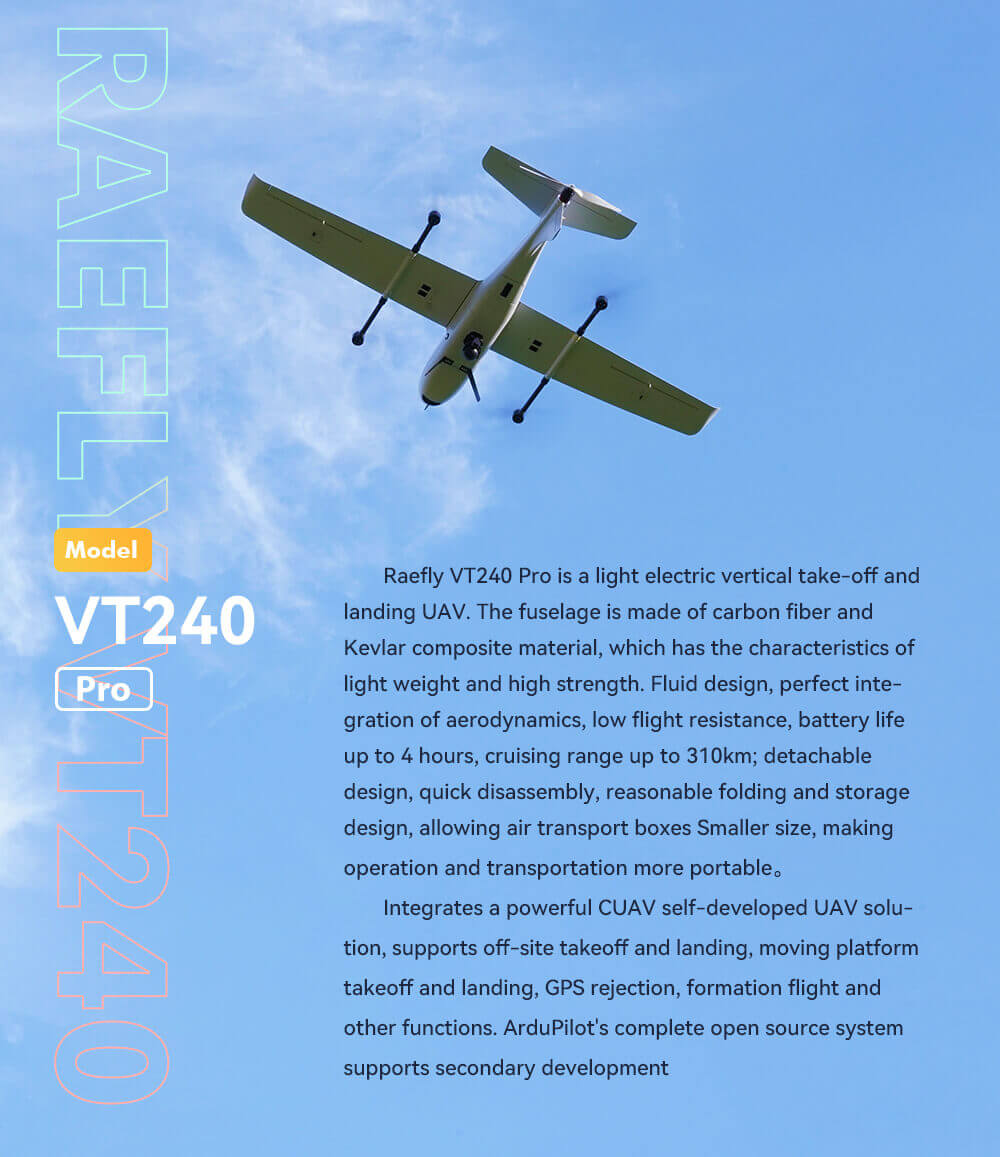 Raefly VT240 Pro UAV Brief