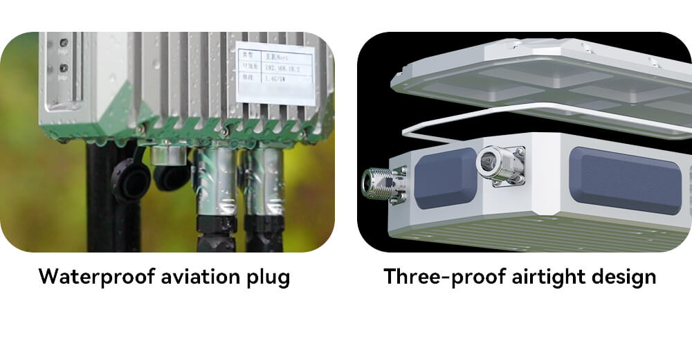 Waterproof aviation plug. Three-proof airtight design.