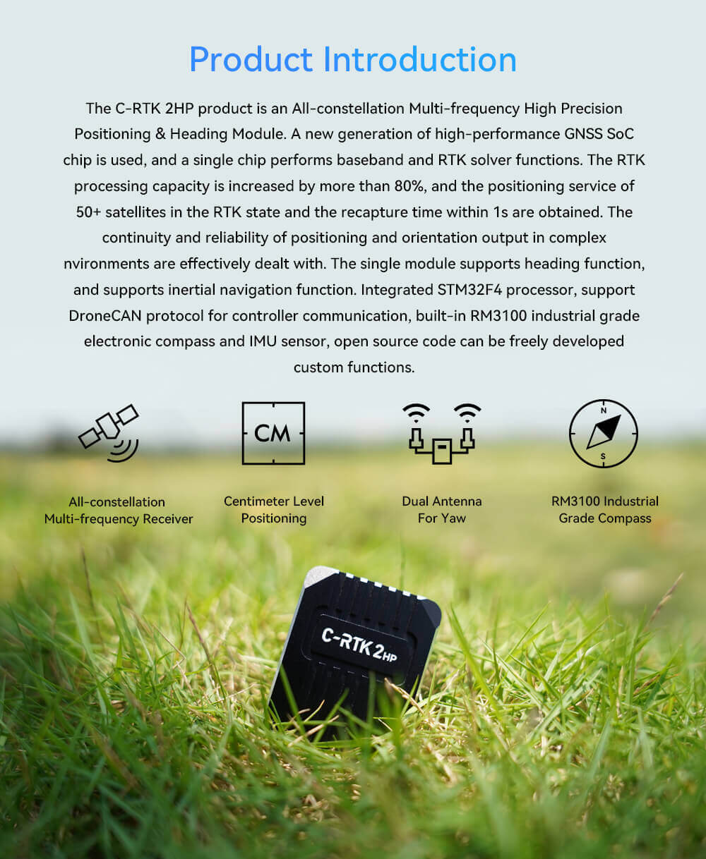 CUAV C-RTK 2HP GNSS Module Introduction