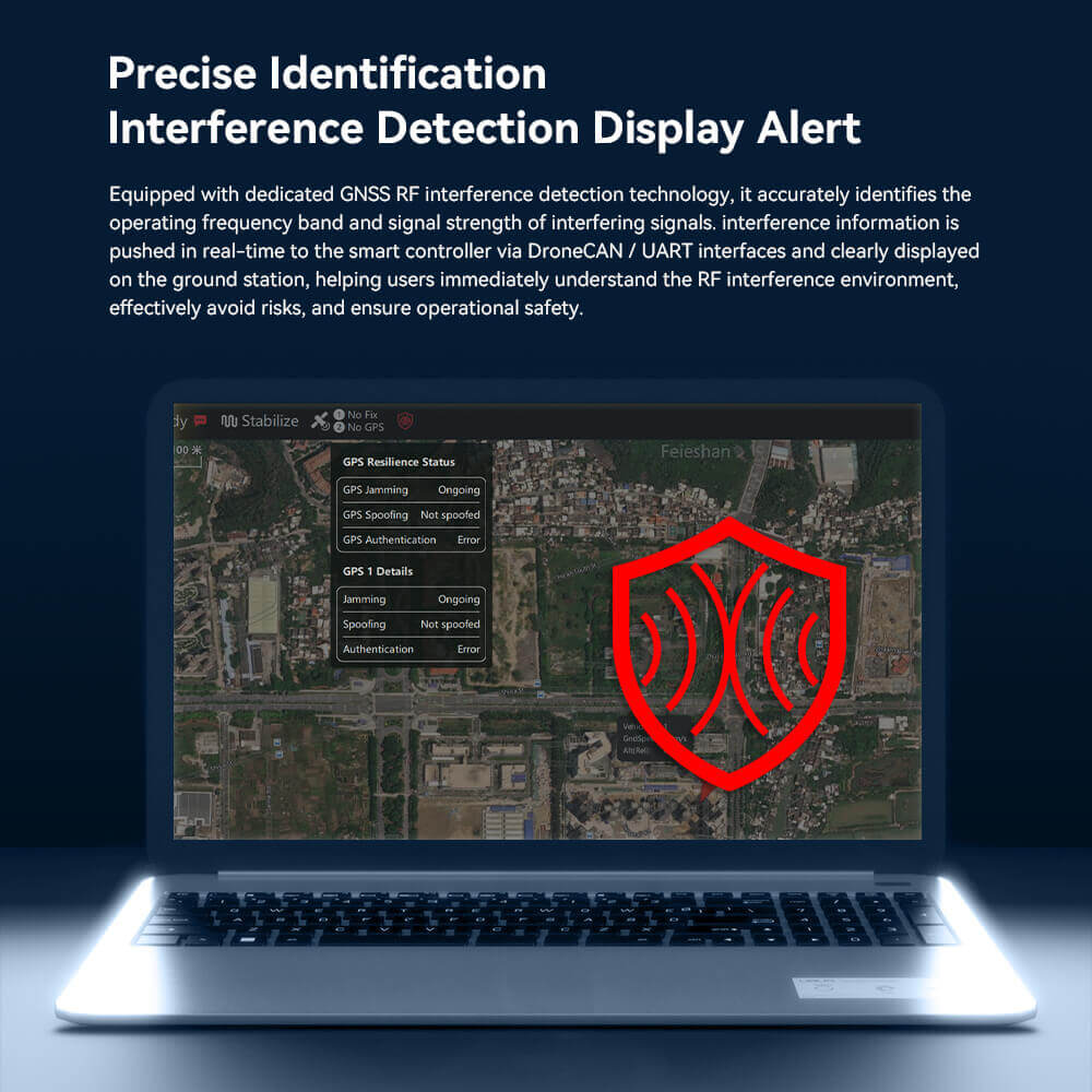 C-RTK 3 G5 GNSS Module: Precise Identification Interference Detection Display Alert
