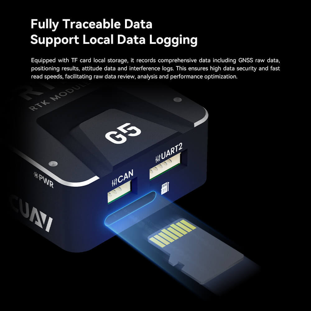 C-RTK 3 G5 GNSS Module: Fully Traceable Data Support Local Data Logging