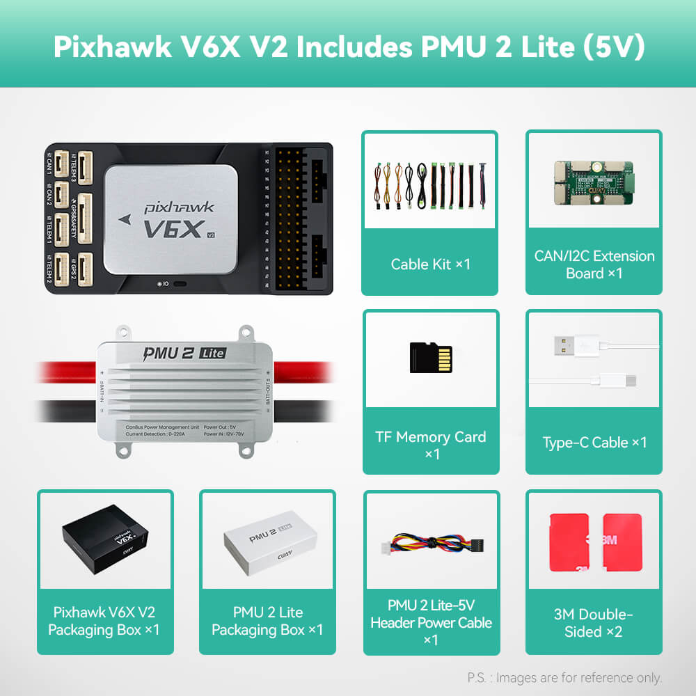 Pixhawk V6X V2 with PMU 2 Lite