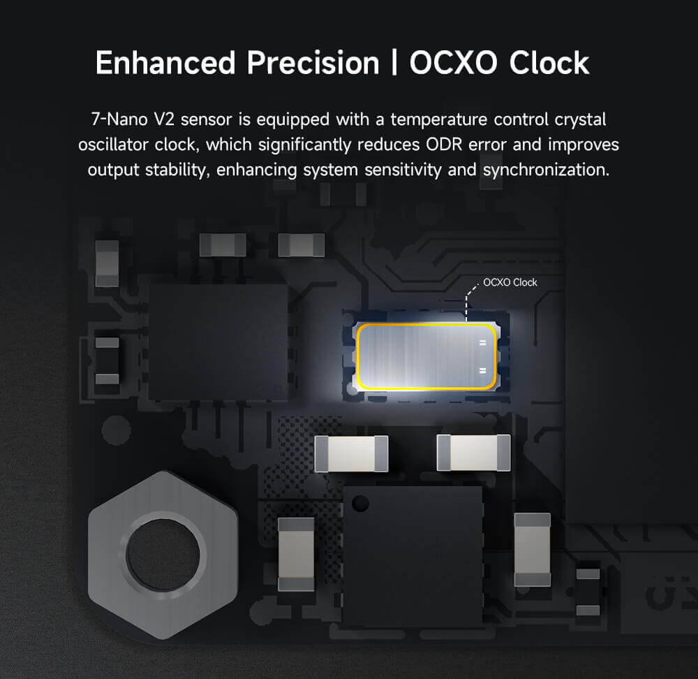CUAV 7-Nano V2 Standard Flight Controller 11 7-Nano V2 Controller Feature: Enhanced Precision | OCXO Clock